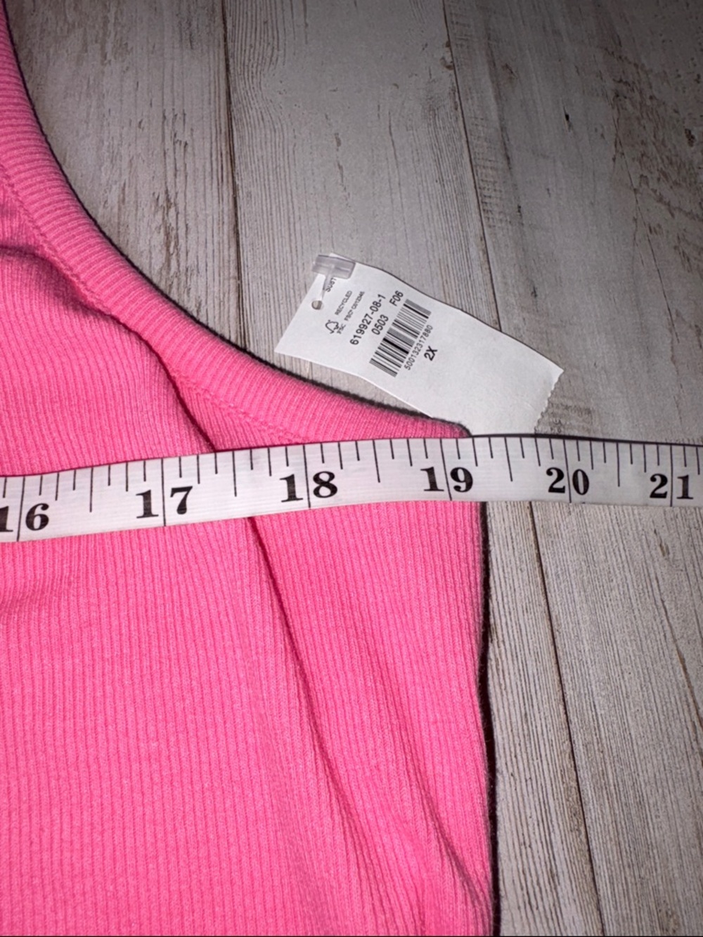 Old Navy First Layer Hot Pink Scoop Neck Tank Top Size 2X NWT! - Picture 5 of 10